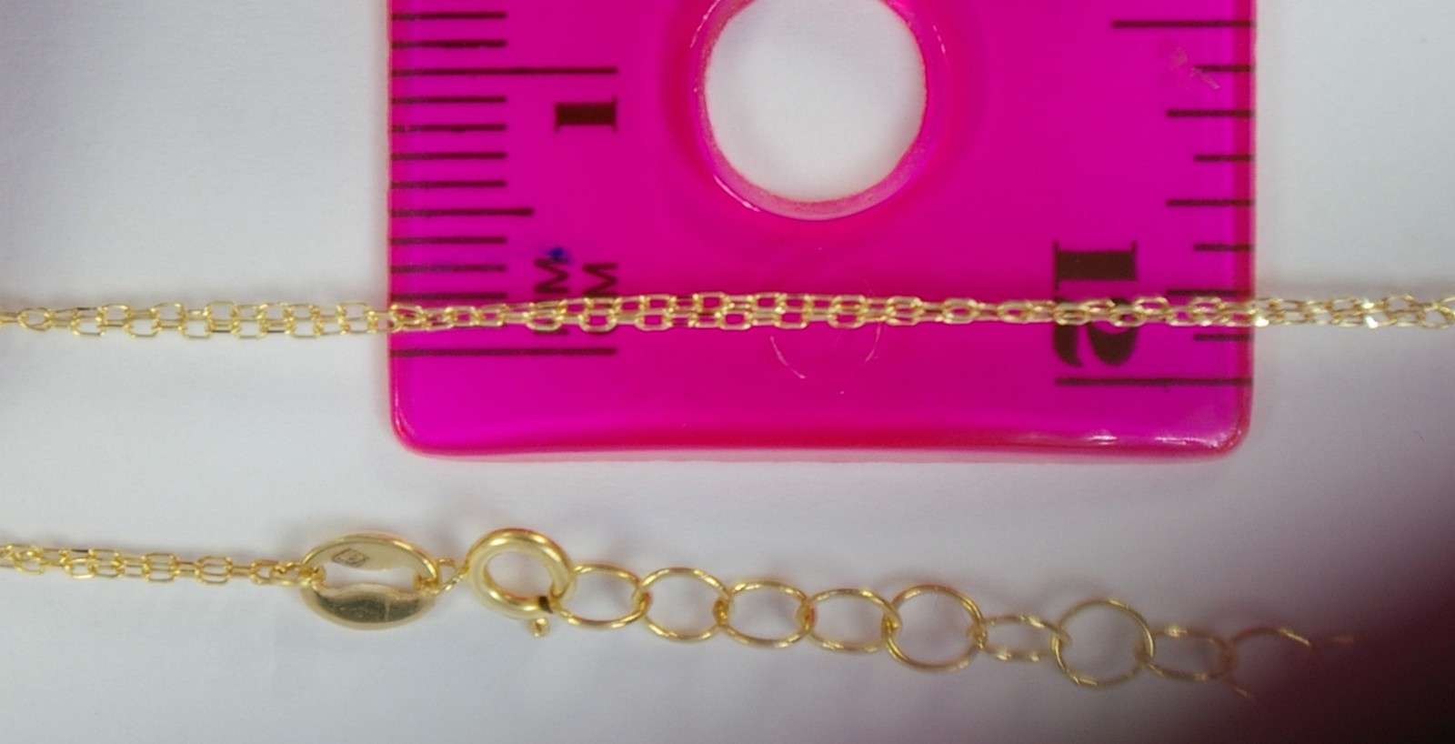 New 14K Yellow Gold Layered Disc Necklace