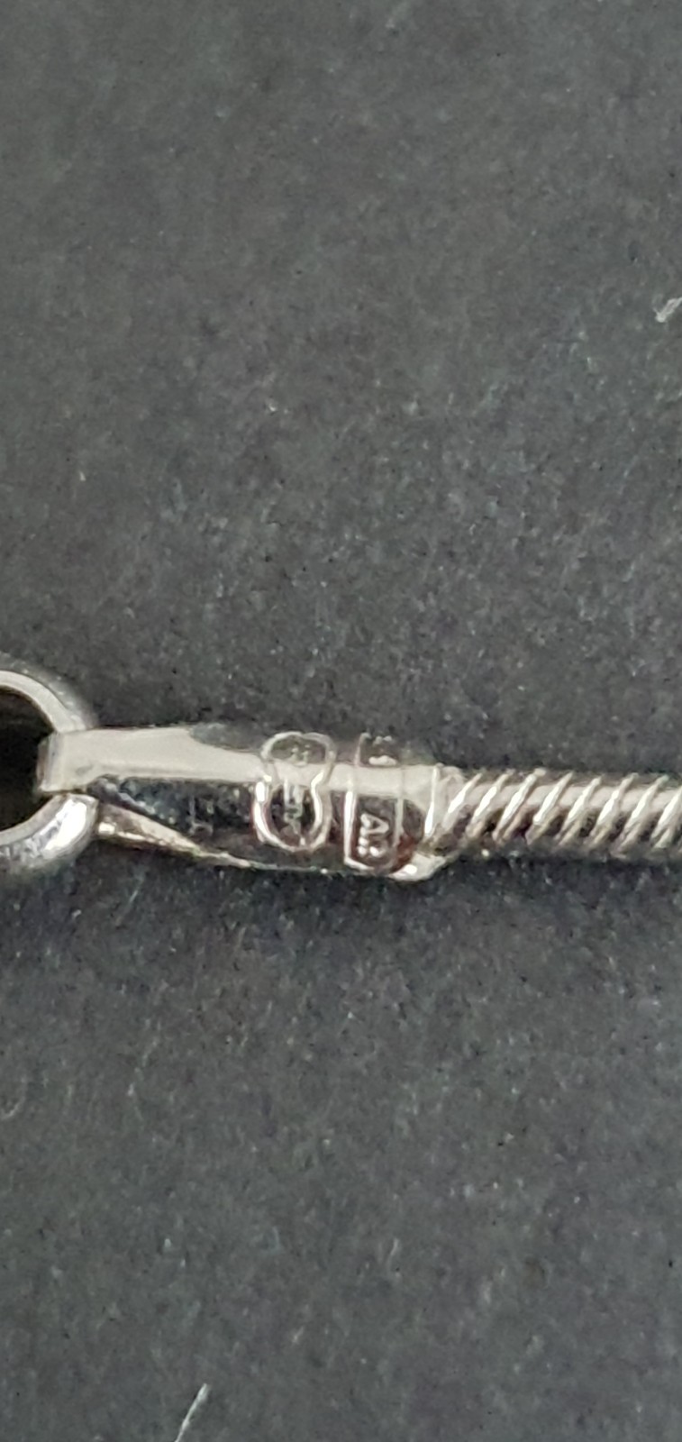 9ct Solid White Gold Snake Chain Necklace 375 Hallmark 4.57 g