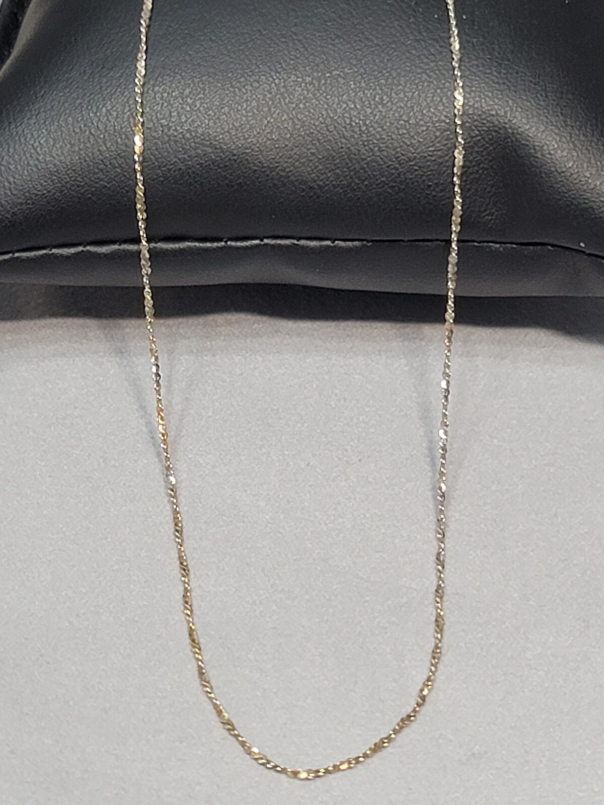 Danecraft 925 Signed Sterling Silver Twisted Serpentine Necklace 23.5” Italy