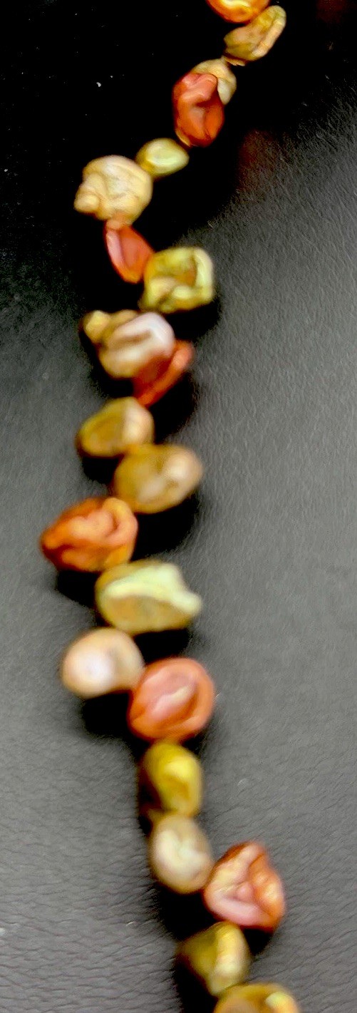Honora Keshi Pearl Multi Color 17” Necklace New In Box