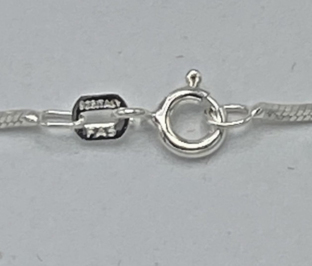 Giani Bernini Sterling Silver Square Snake Necklace 20″ NWT Gift Box