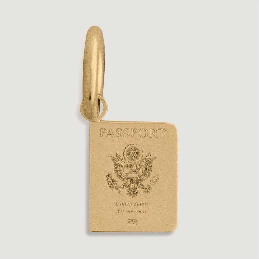 KINN Studio Heritage Passport Charm United States