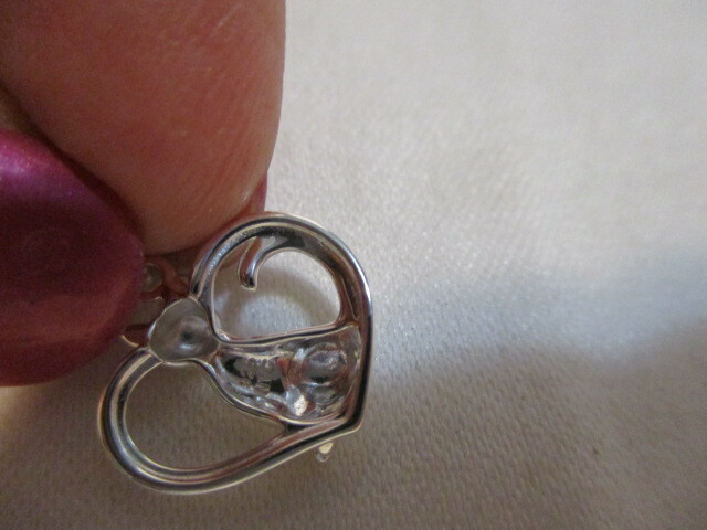 AVON Sterling Silver For The Love Of Animals Necklace “CAT” 19″ Long