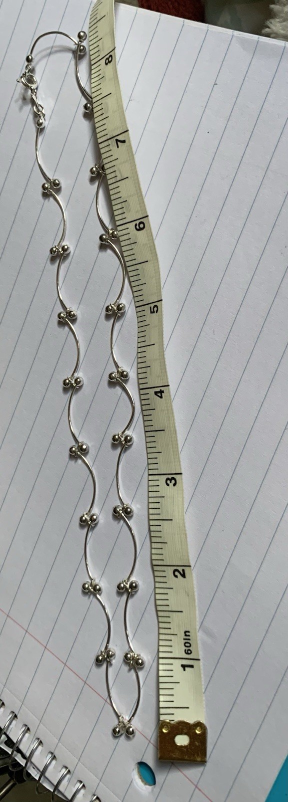 Sterling Silver Stamped .925 Choker Necklace New Never Worn