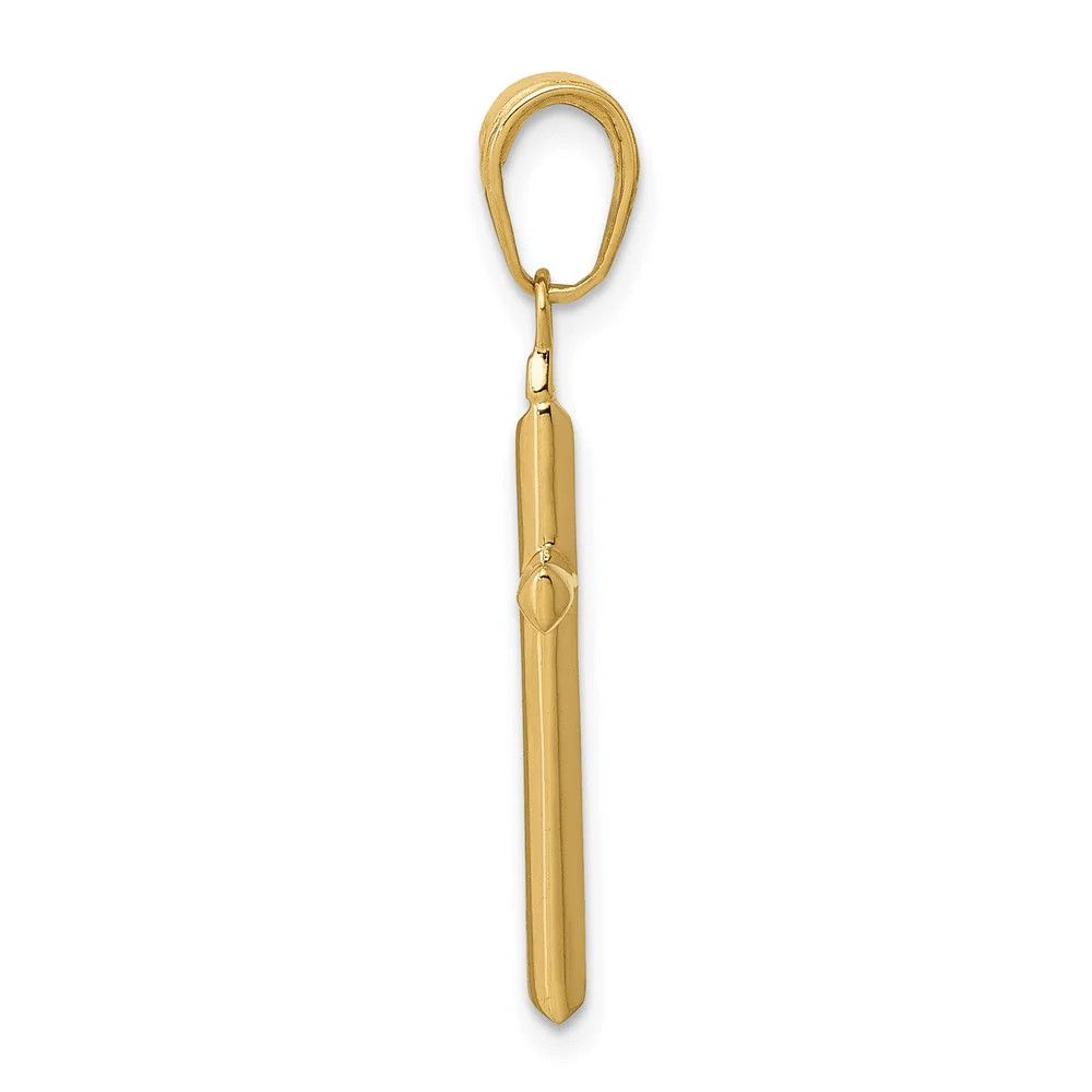 10K / 14K Yellow Gold Reversible Latin Cross Pendant