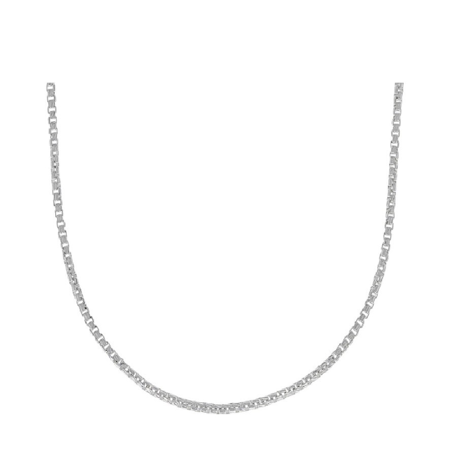 925 Sterling Silver Italian Box Chain Necklace 16~32 inch, CHOOSE a Length/Width