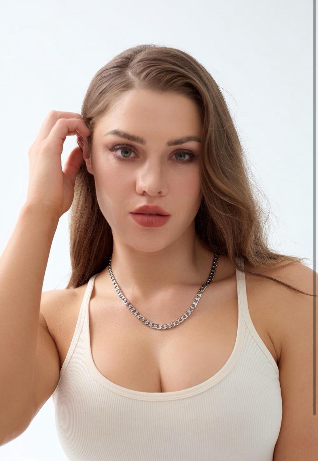 18” Stainless Steel Cuban Link Chain Silver Necklace Gift for Men Women NEW