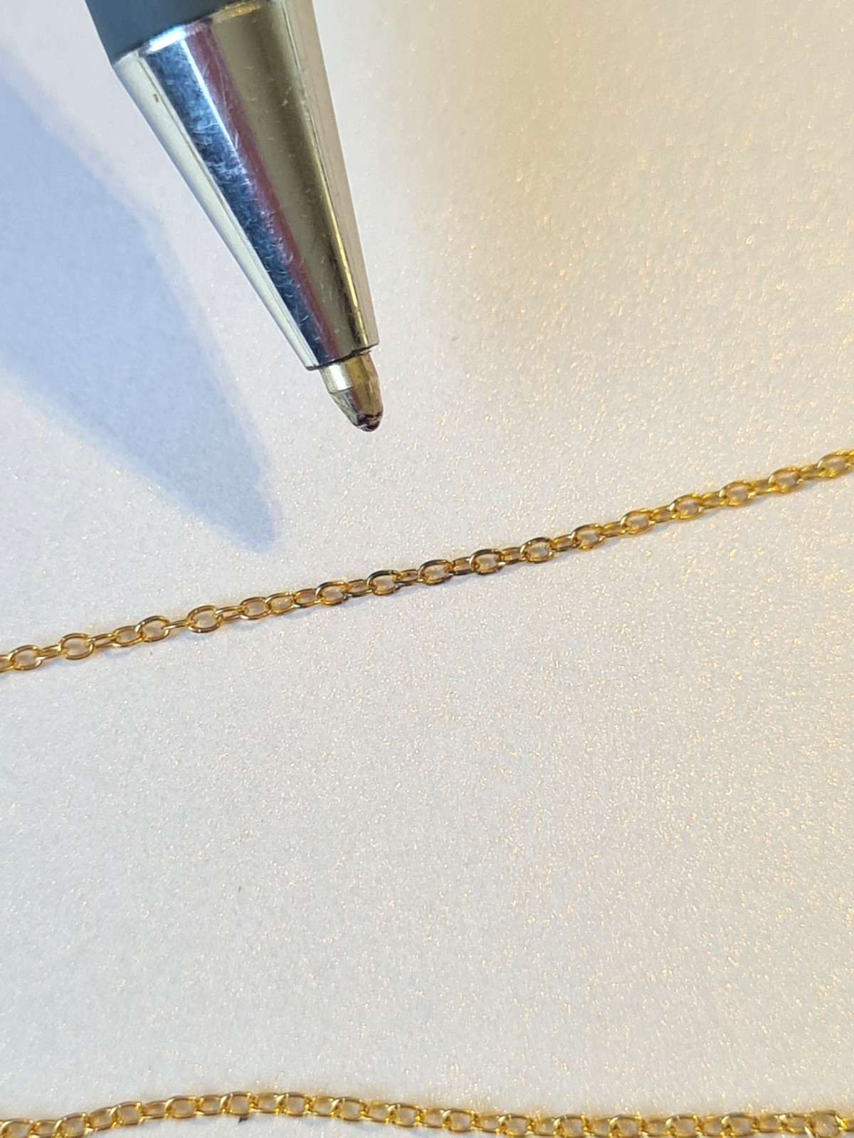 KEZEF Italian Gold over Sterling Silver Real Pearl Christian Cross + Necklace