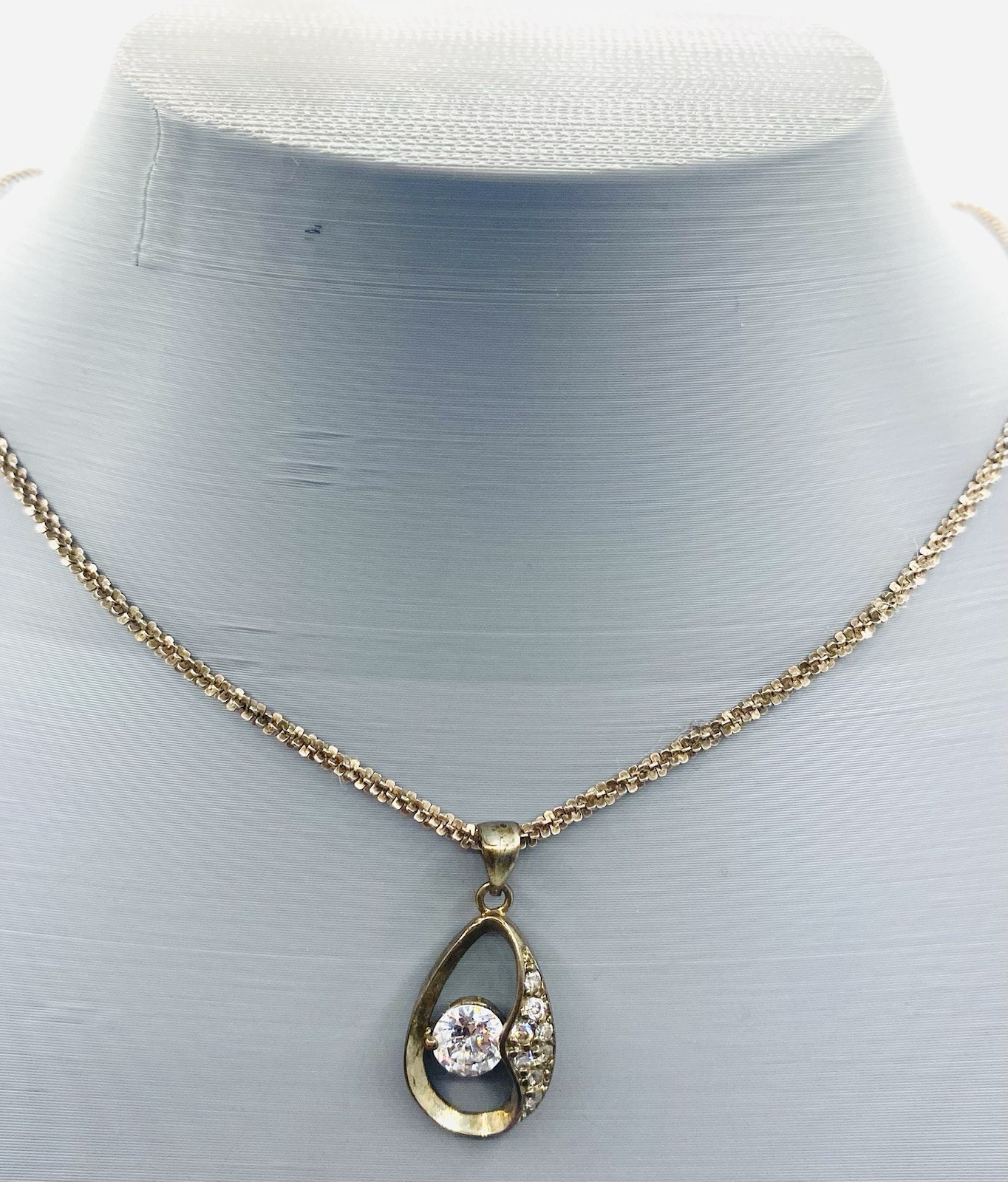 Vintage Signed 925 Sterling Silver 25 In Rope Chain Marked/ Branded KA E3
