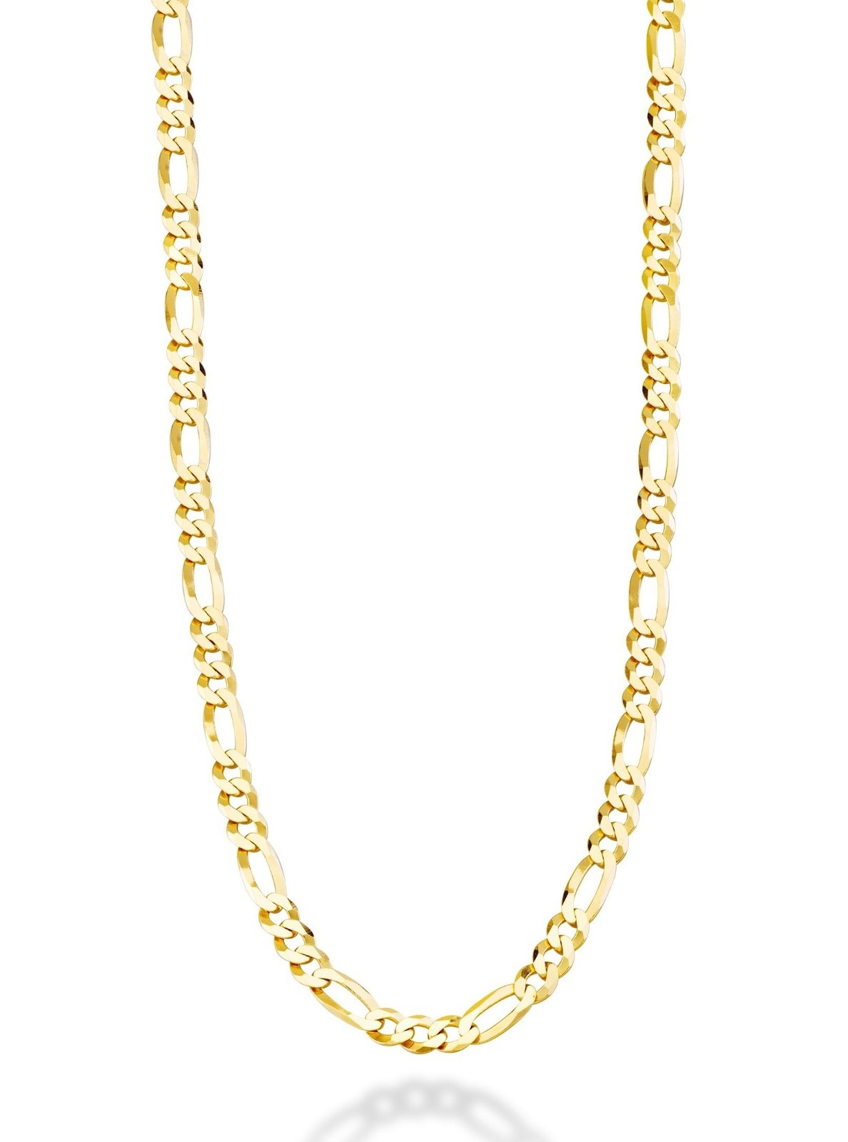 925 Sterling Silver Figaro Link Chain Necklace 5mm for Women & Men, Made in Ital