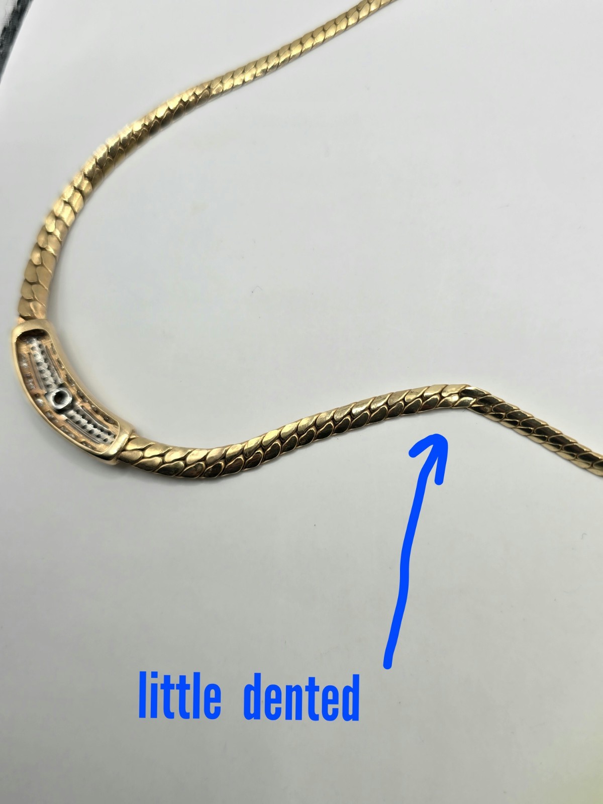 Vintage Solid 14K 585 Yellow Gold Necklace 17” ,21 grams approx, Germany