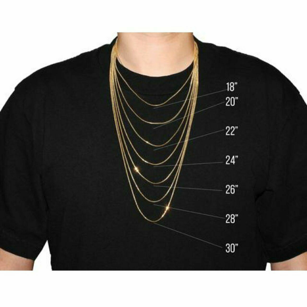 925 Sterling Silver Herringbone Snake Necklace Italian Chain – All Sizes