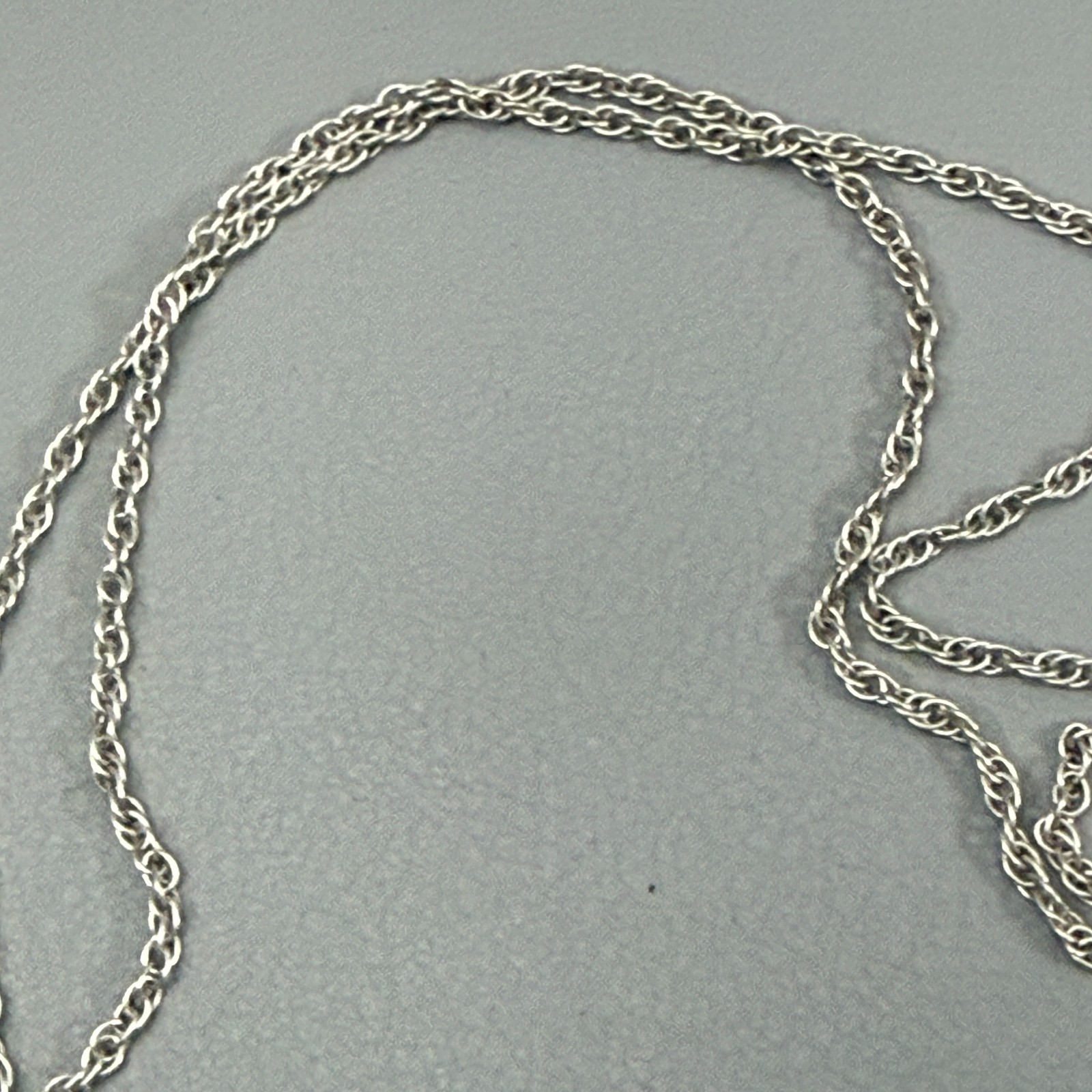 925 Sterling Silver Multicolor Baguette Pendant Italy Necklace 21″ 10 g