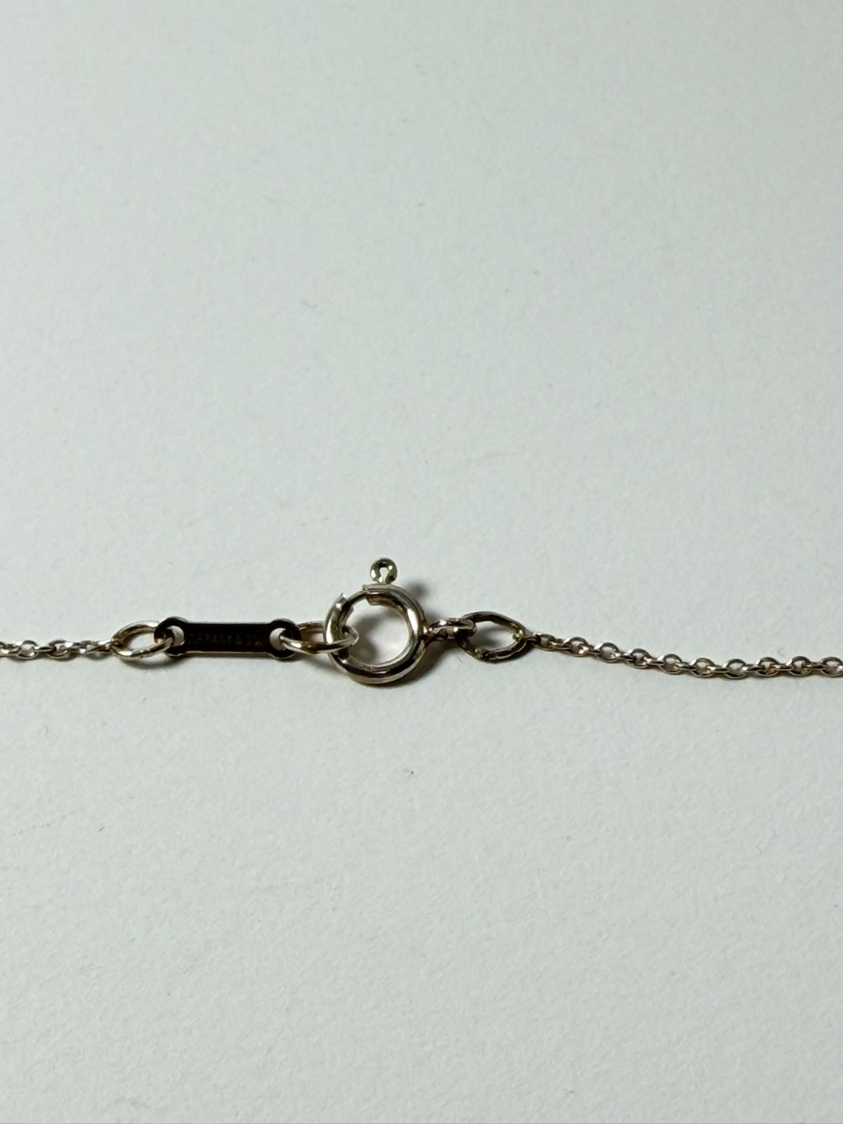 Tiffany & Co. Large bean Pendant Necklace Peretti Silver925 excellent F/S