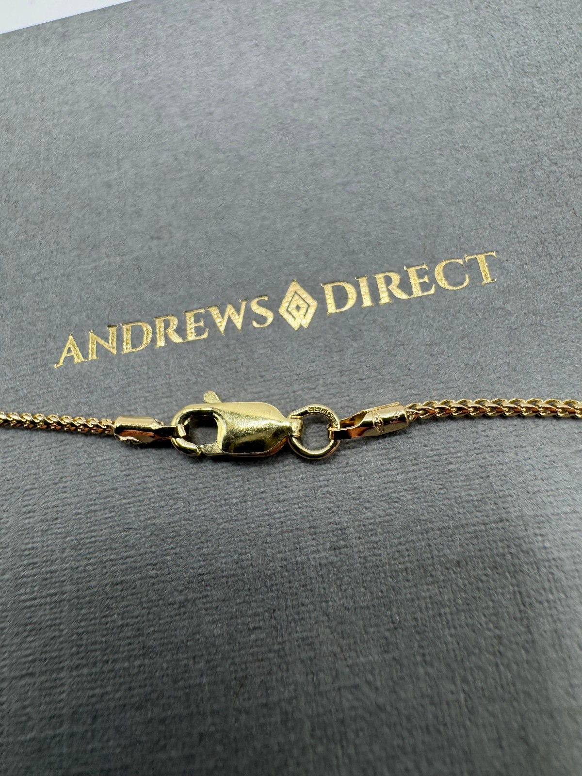 9ct Yellow Gold Solid Franco 1mm 28″ / 70cm Neck Chain (GFR35)