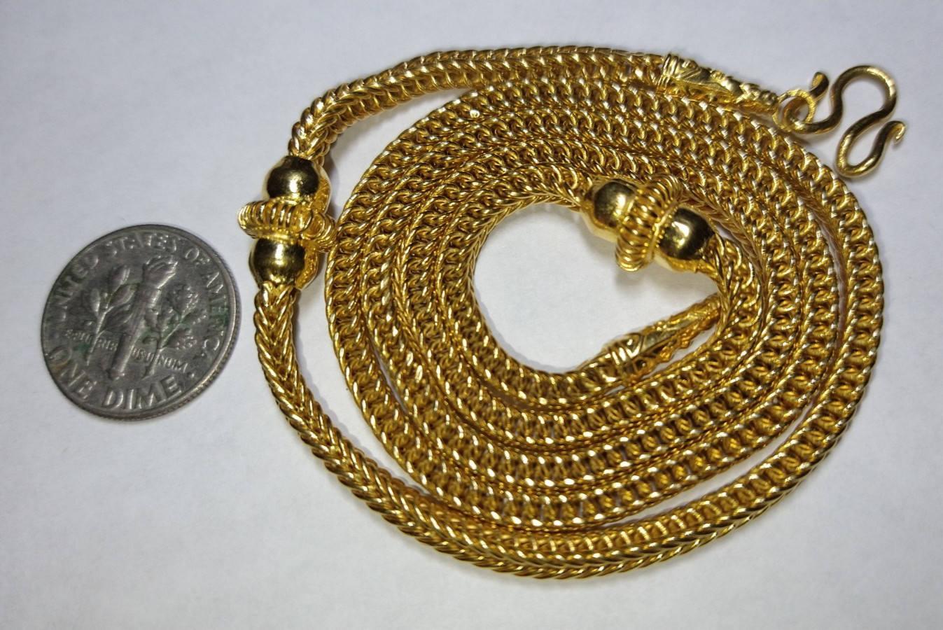 23k gold franco chain necklace 15.22 grams – 20.75″