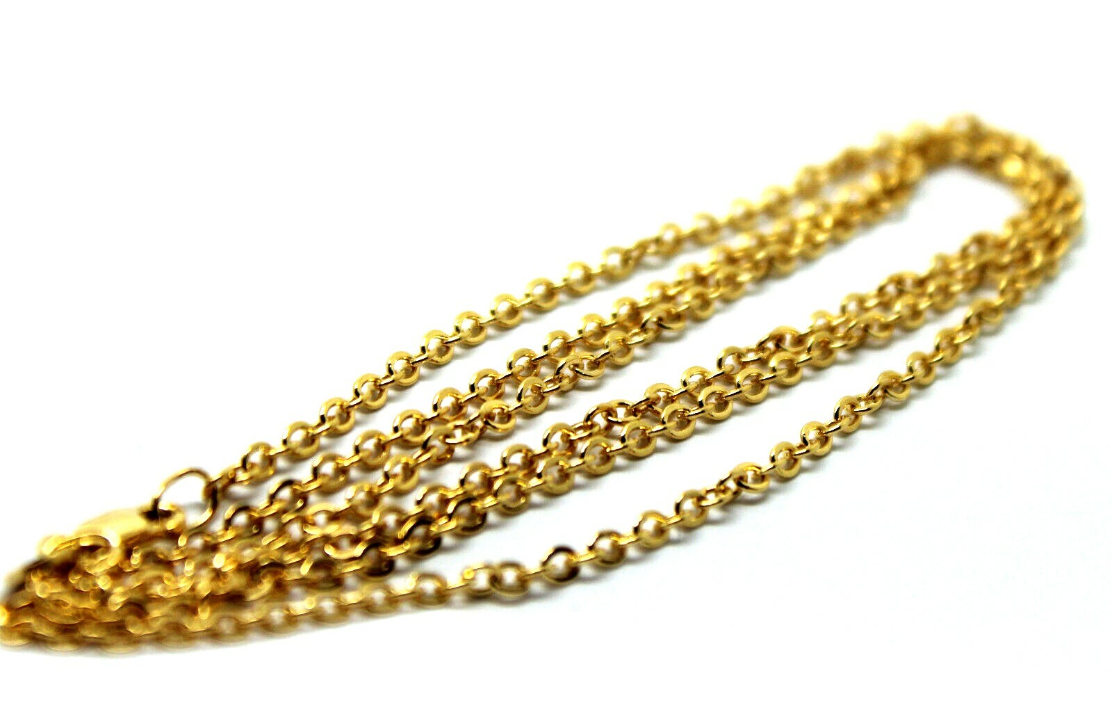 Genuine 9ct Yellow Gold Belcher Chain Necklace 70cm 3.82grams