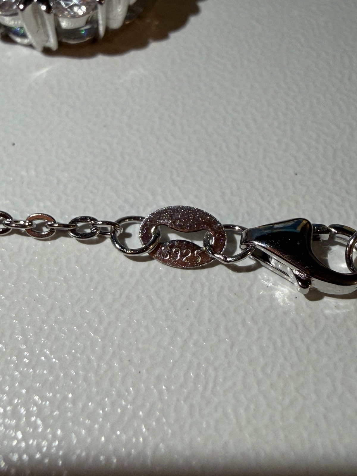 10 Carat Moissanite Necklace With Sterling Silver 925