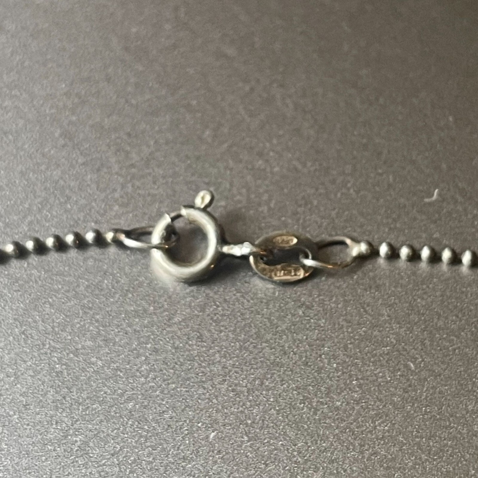 925 Sterling Silver Beaded Chain Male Gender Mars Symbol Necklace