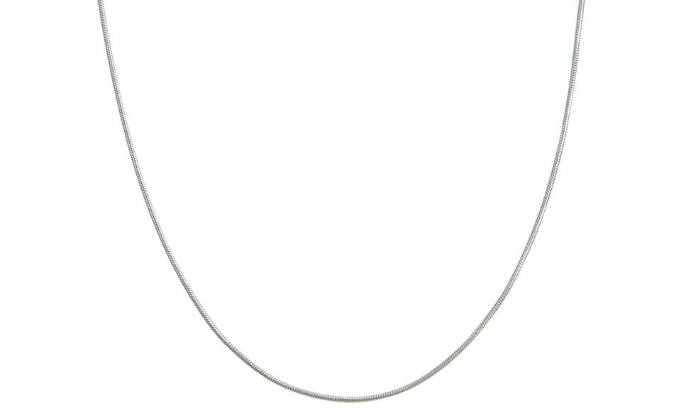 1.5MM Solid .925 Sterling Silver Italian Snake Chain Necklace Made In Italy