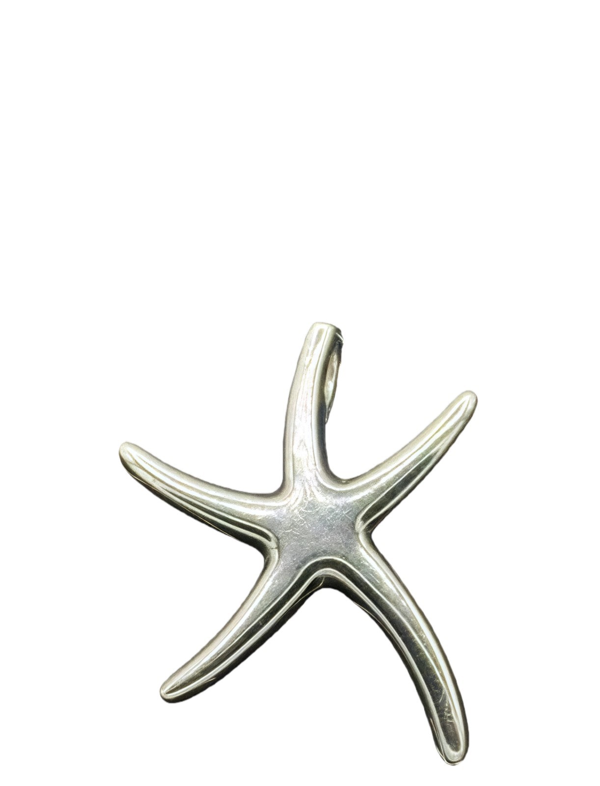 Sterling Silver 925 Large Starfish Sea Star Pendant Beach Ocean Sea Life ATI