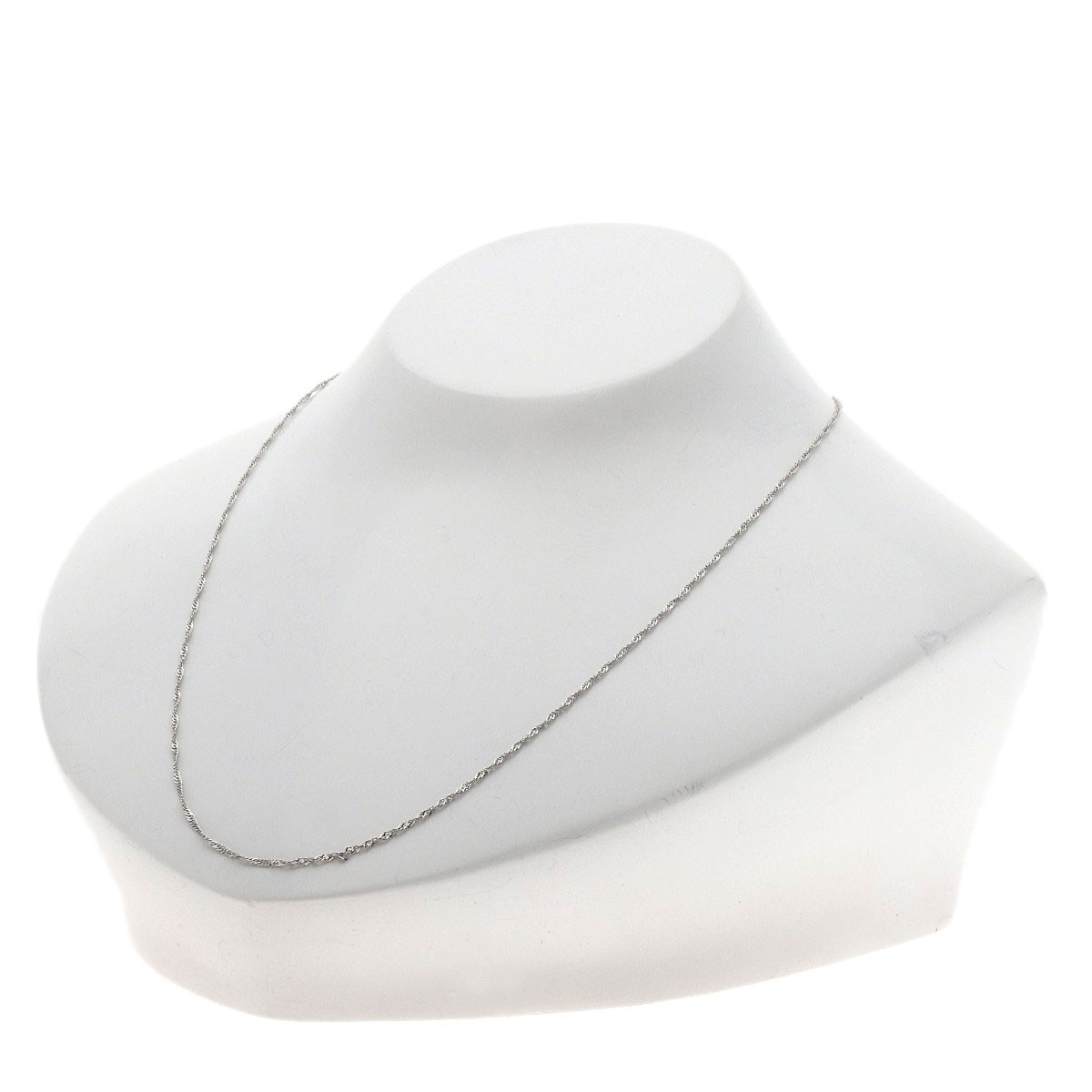Screw Chain 17.3″ Necklace Platinum PT850 1.8g