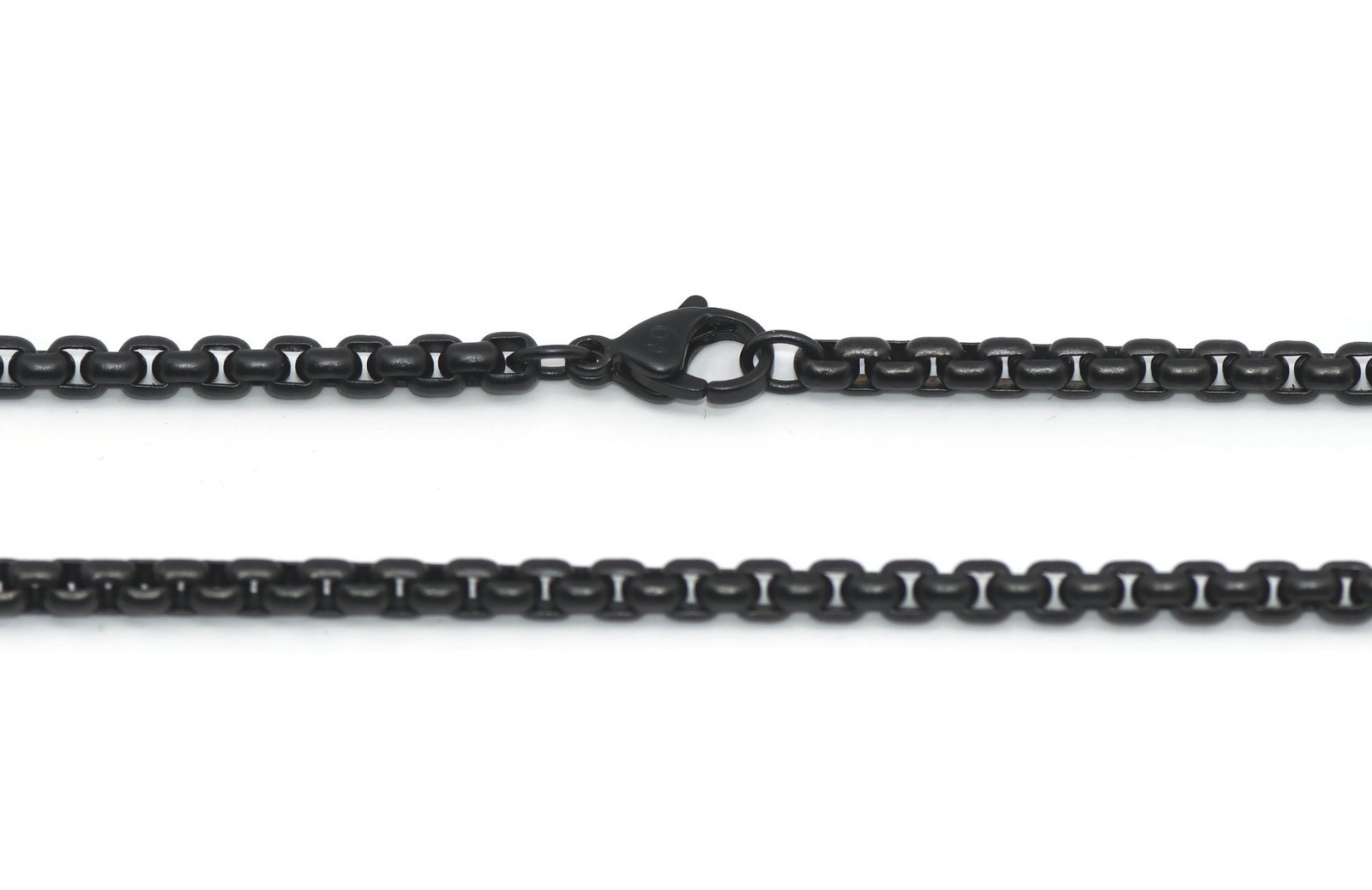 David Yurman Box Chain Darkened Steel Necklace