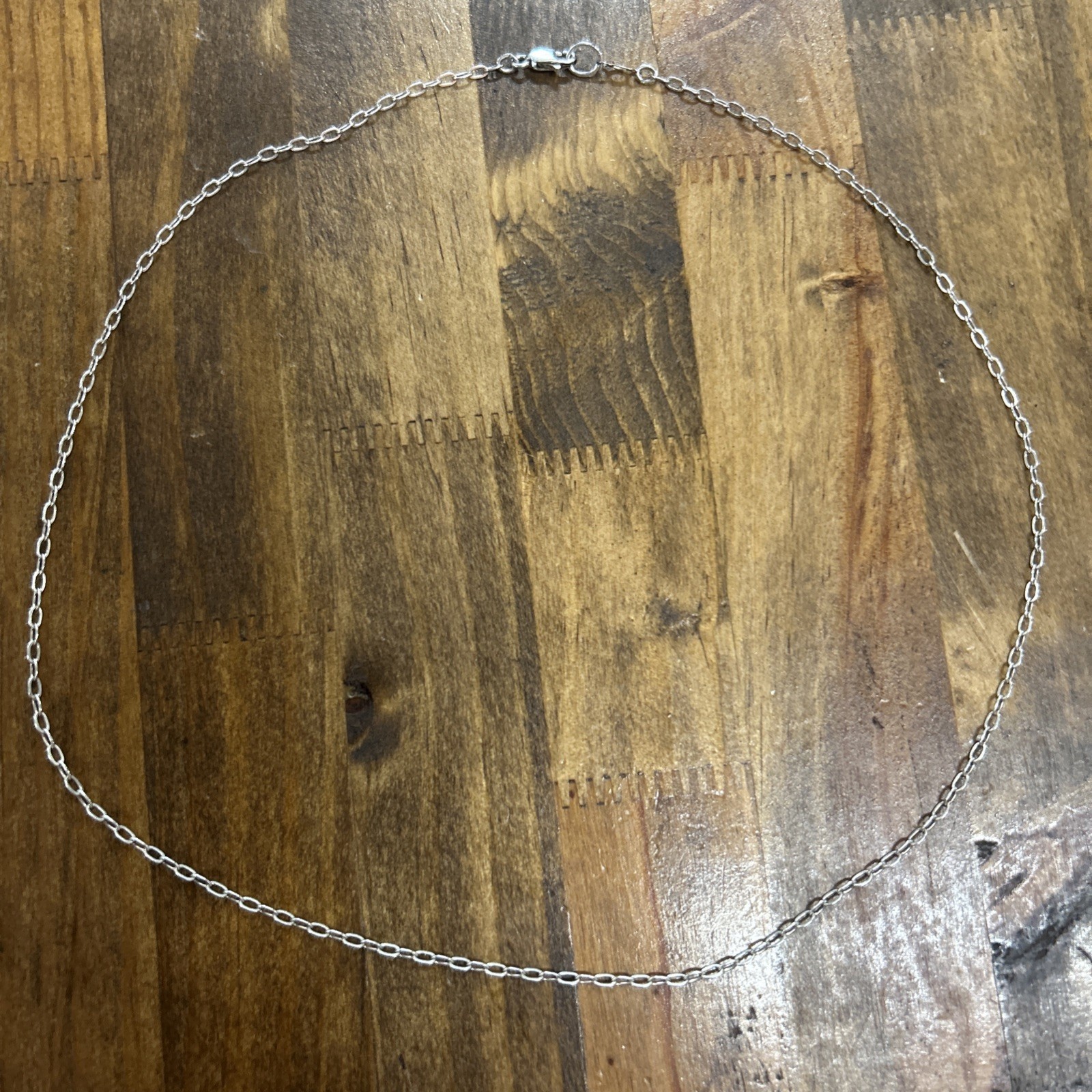 18.25” Sterling Silver Cable Chain 2.42 Grams