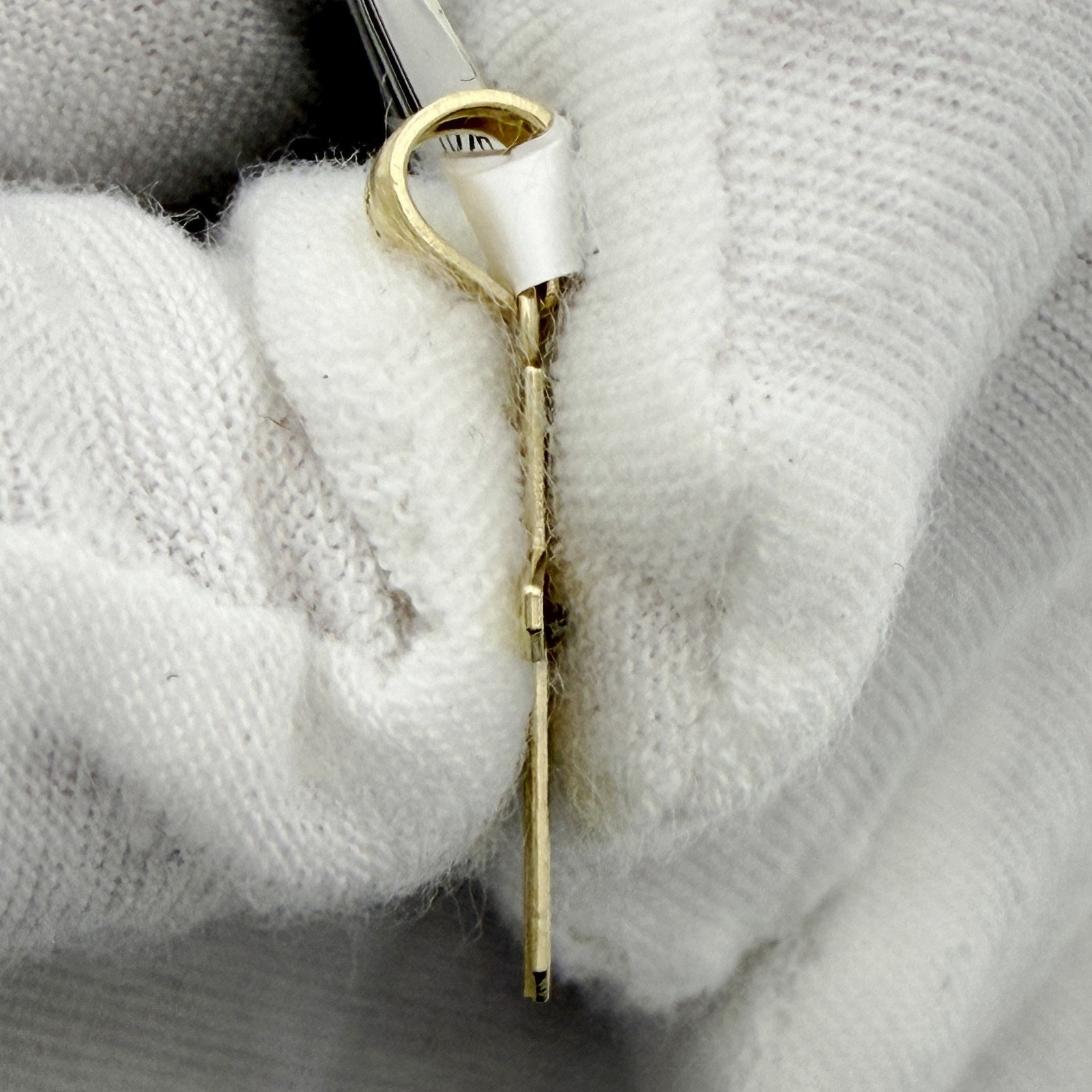 10kt Yellow Gold Unisex Cross Religious Charm Pendant