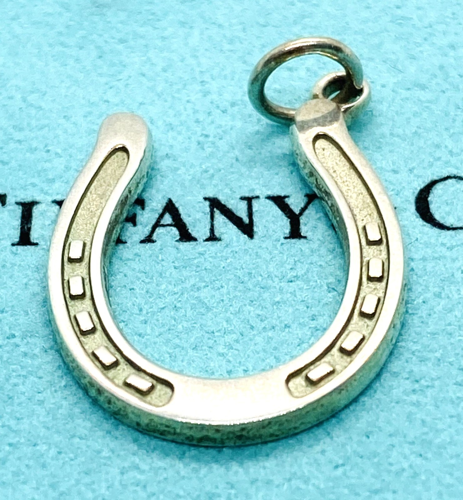 Tiffany & Co Sterling Silver 925 Horseshoe Pendant Charm