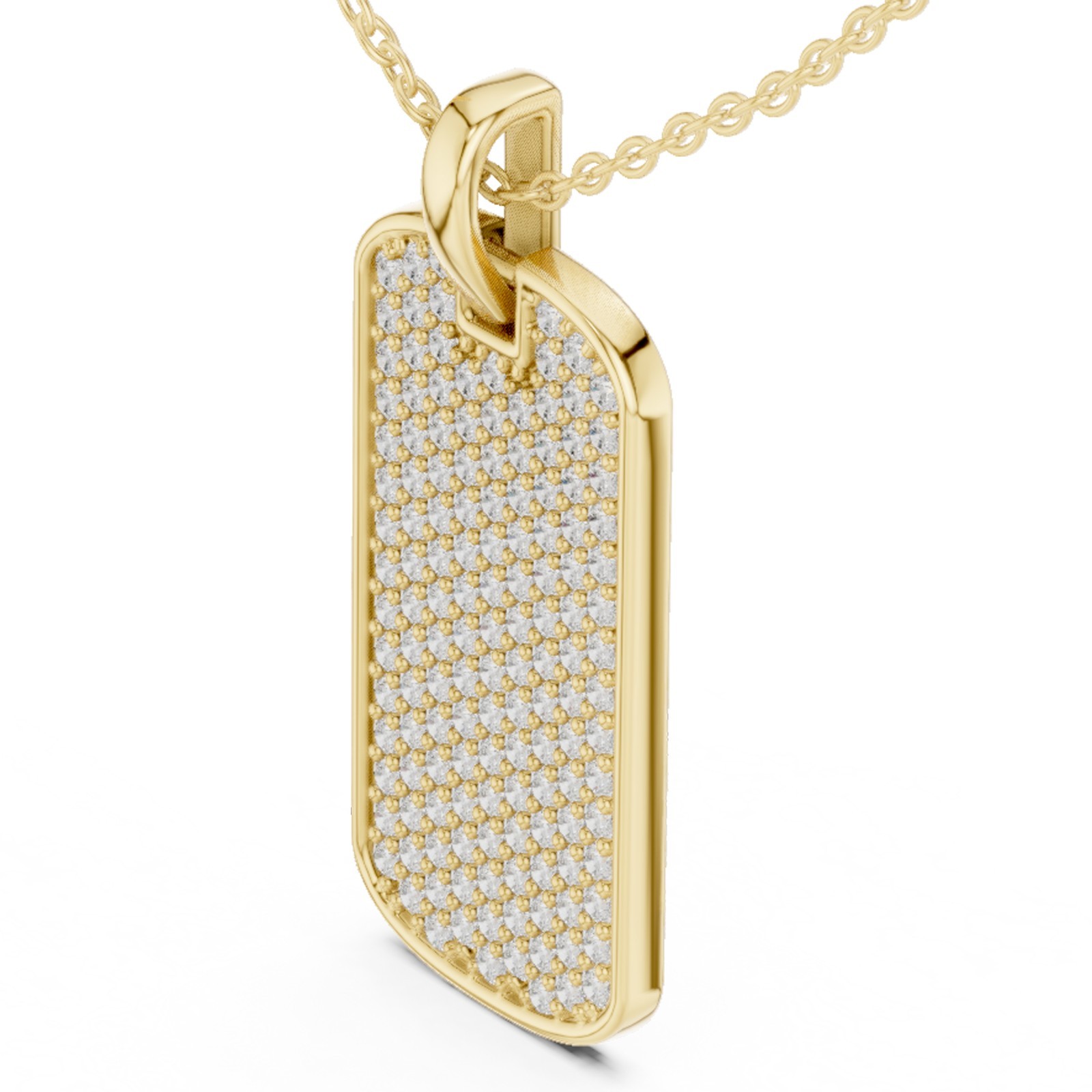 Certified VVS1 Natural Diamond Anniversary Women Gift Pendant 14k Gold Over