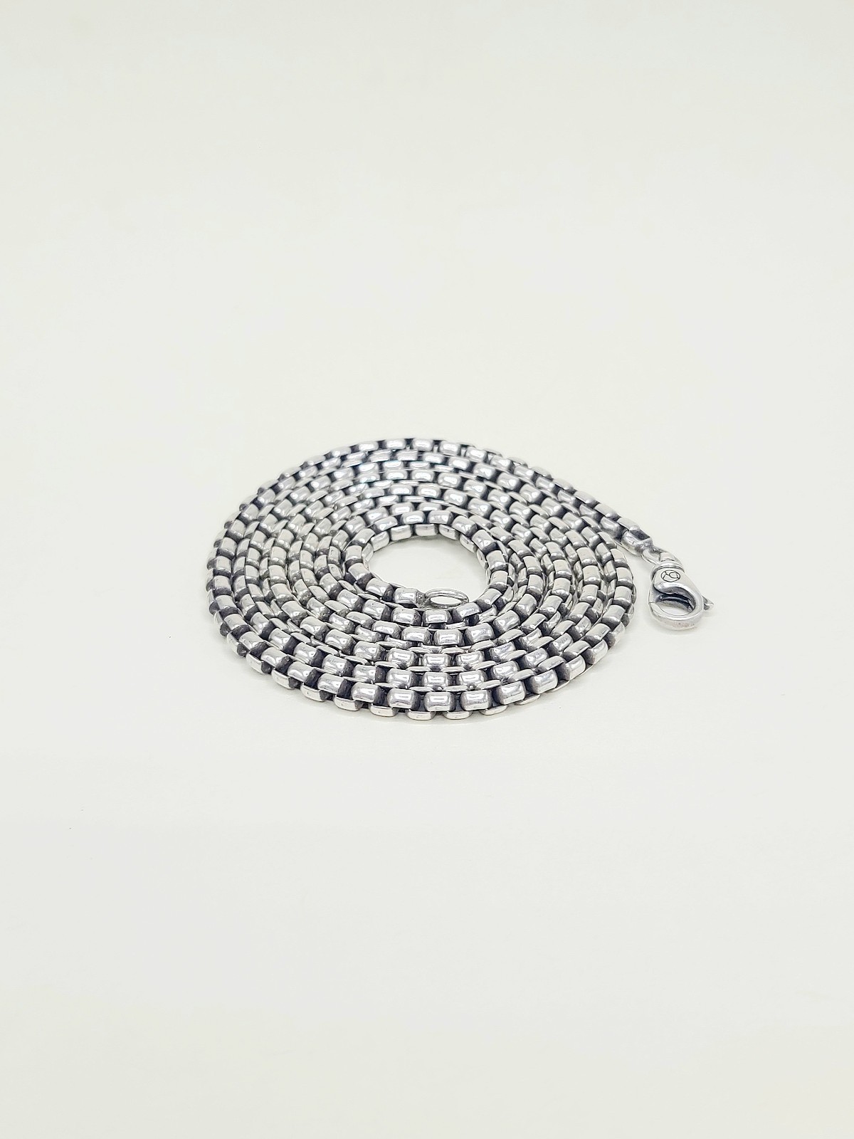 David Yurman Medium Box Chain Necklace – 3.6mm – 26″ – FREE SHIPPING
