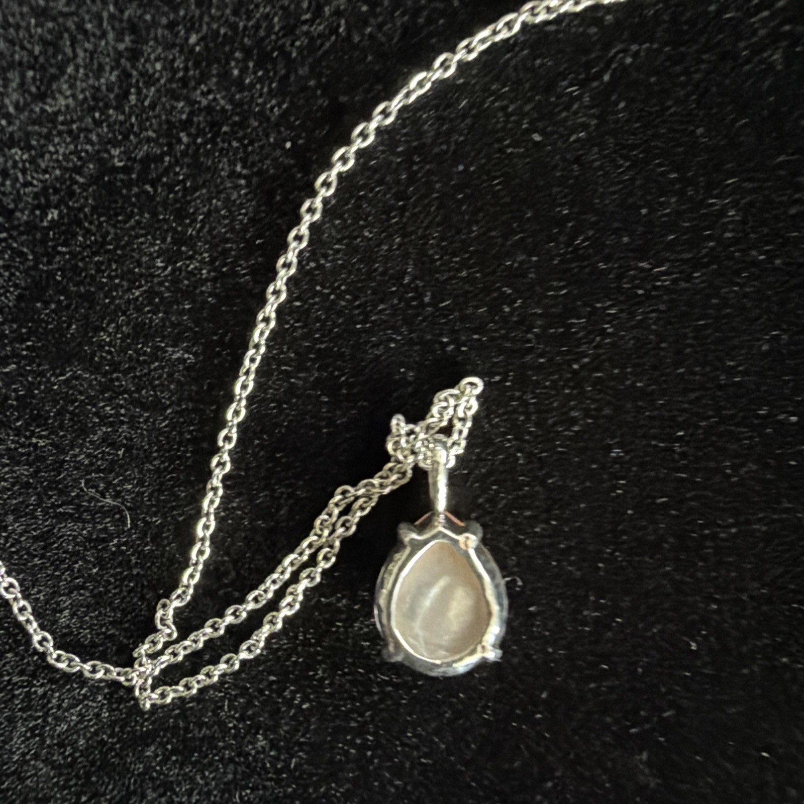 Ippolita Rock Candy Teardrop Silver Doublet Mother-of-Pearl Pendant Necklace