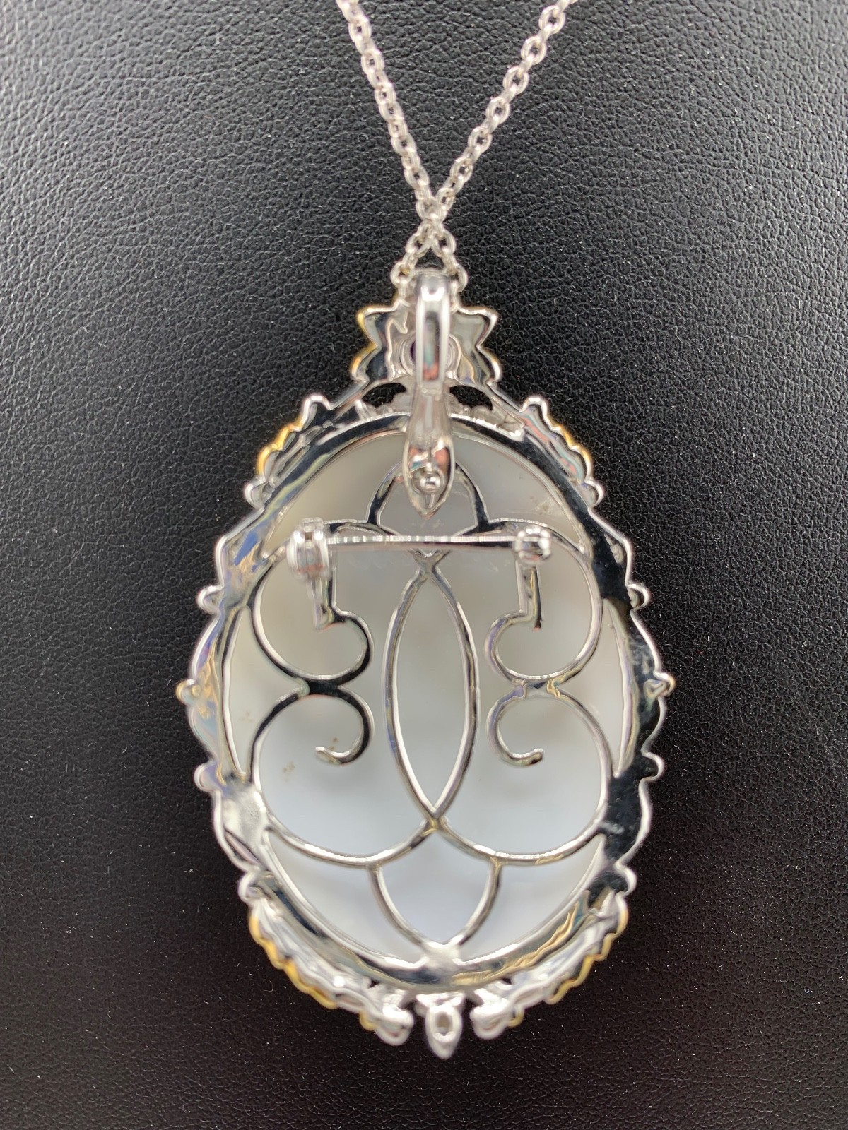 GORGEOUS MICHAEL VALITUTTI GEMS EN VOGUE II CAMEO NECKLACE! ORIGINAL TAGS!