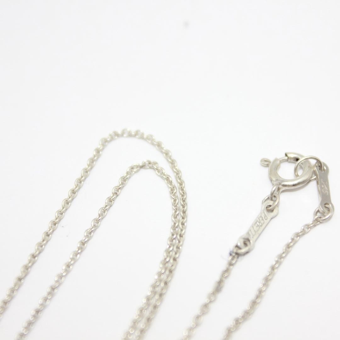 Tiffany & Co. Curved Full Heart Pendant Necklace Elsa Peretti Sterling Silver