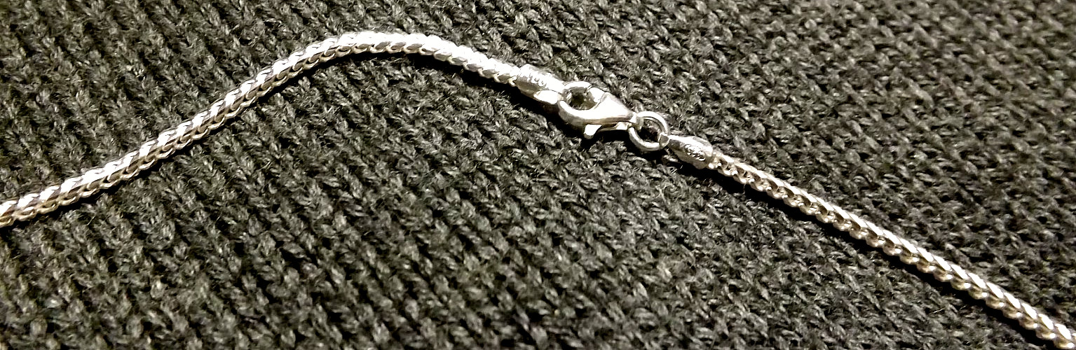 16″ Italian Solid Sterling Silver Franco Link Chain Necklace 925 Silver Chain