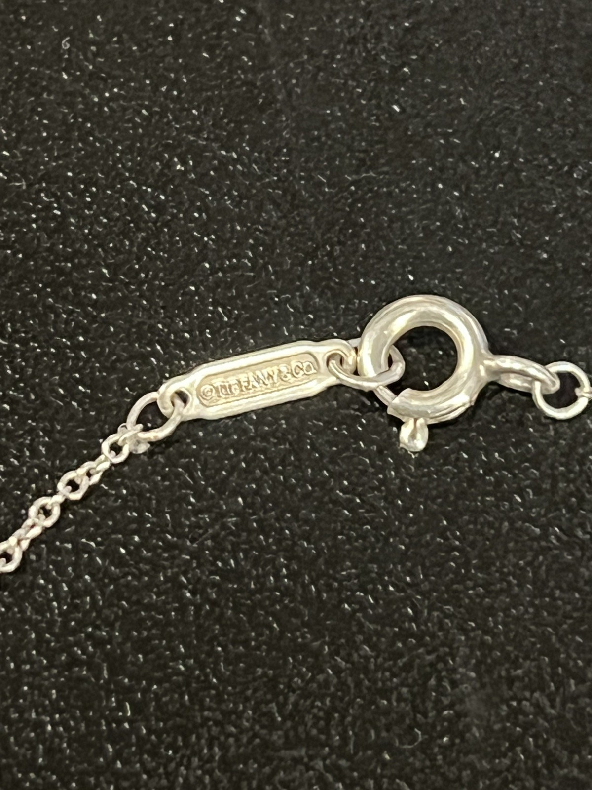 tiffany co Silver necklace Double Heart