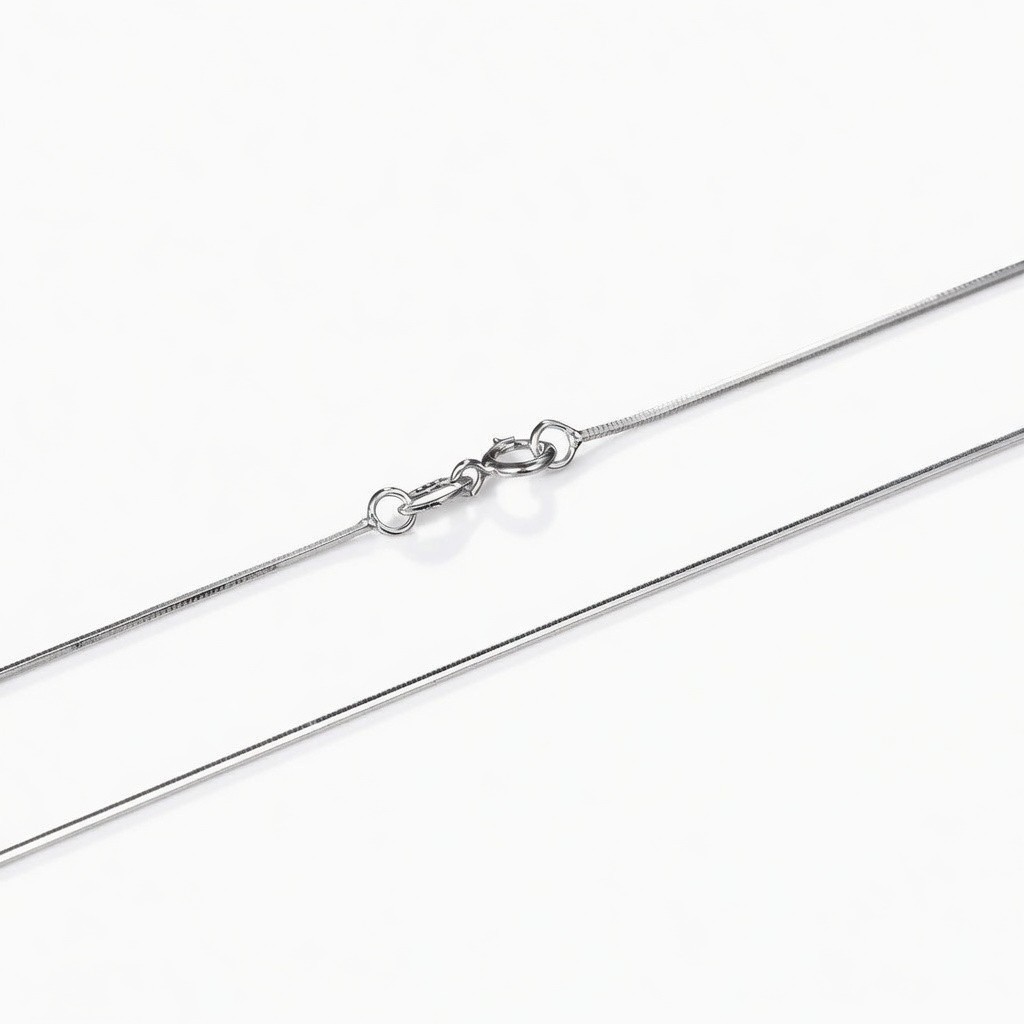Men&Women’s 925 Sterling Silver Tarnish-Free Italian Snake Chain Necklace 16-24″
