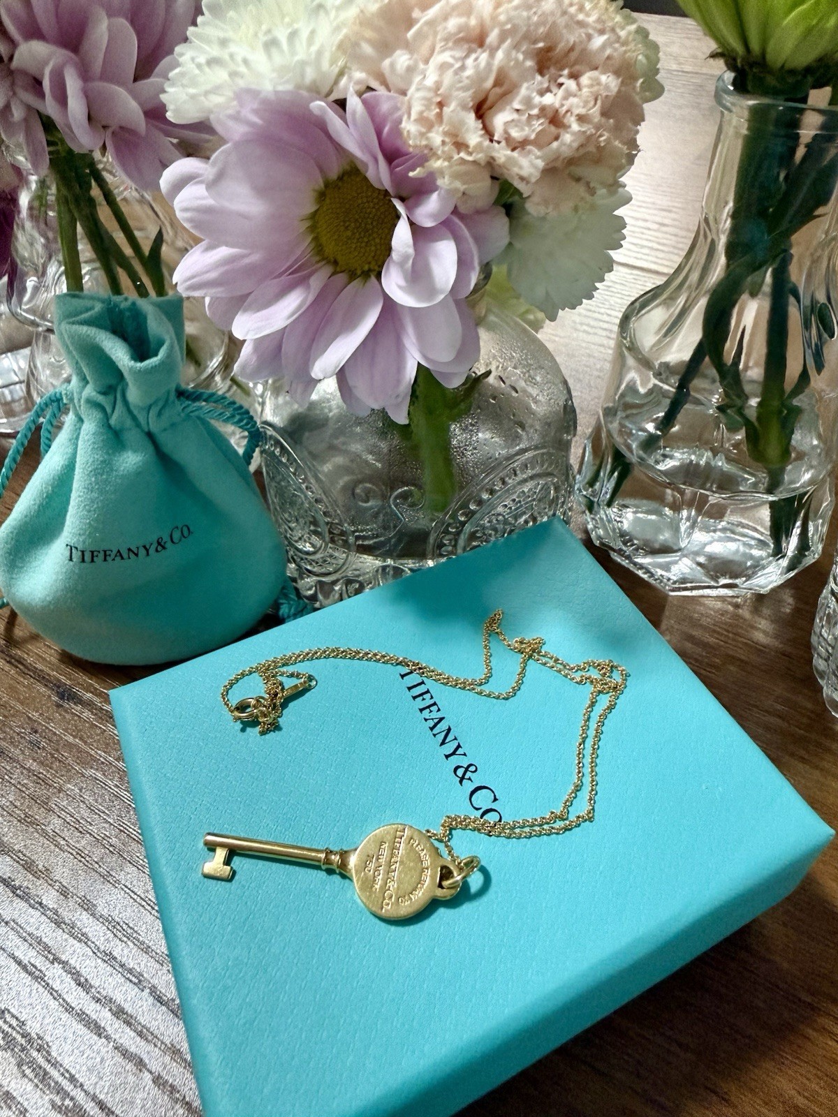 Tiffany & Co. 18k Gold ‘Return to Tiffany’ Necklace with Key