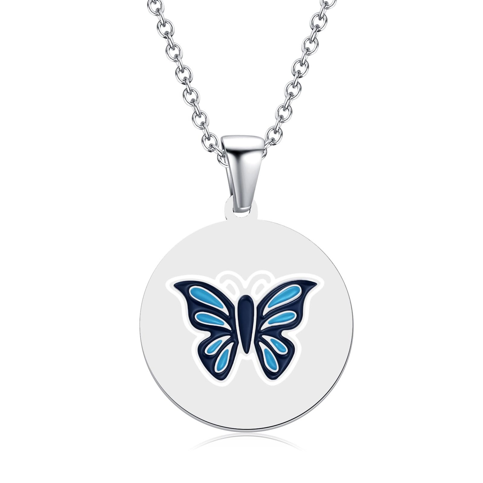 Necklace for Women Stainless Steels Pendant Chain for Animals Lovers Girls Trend