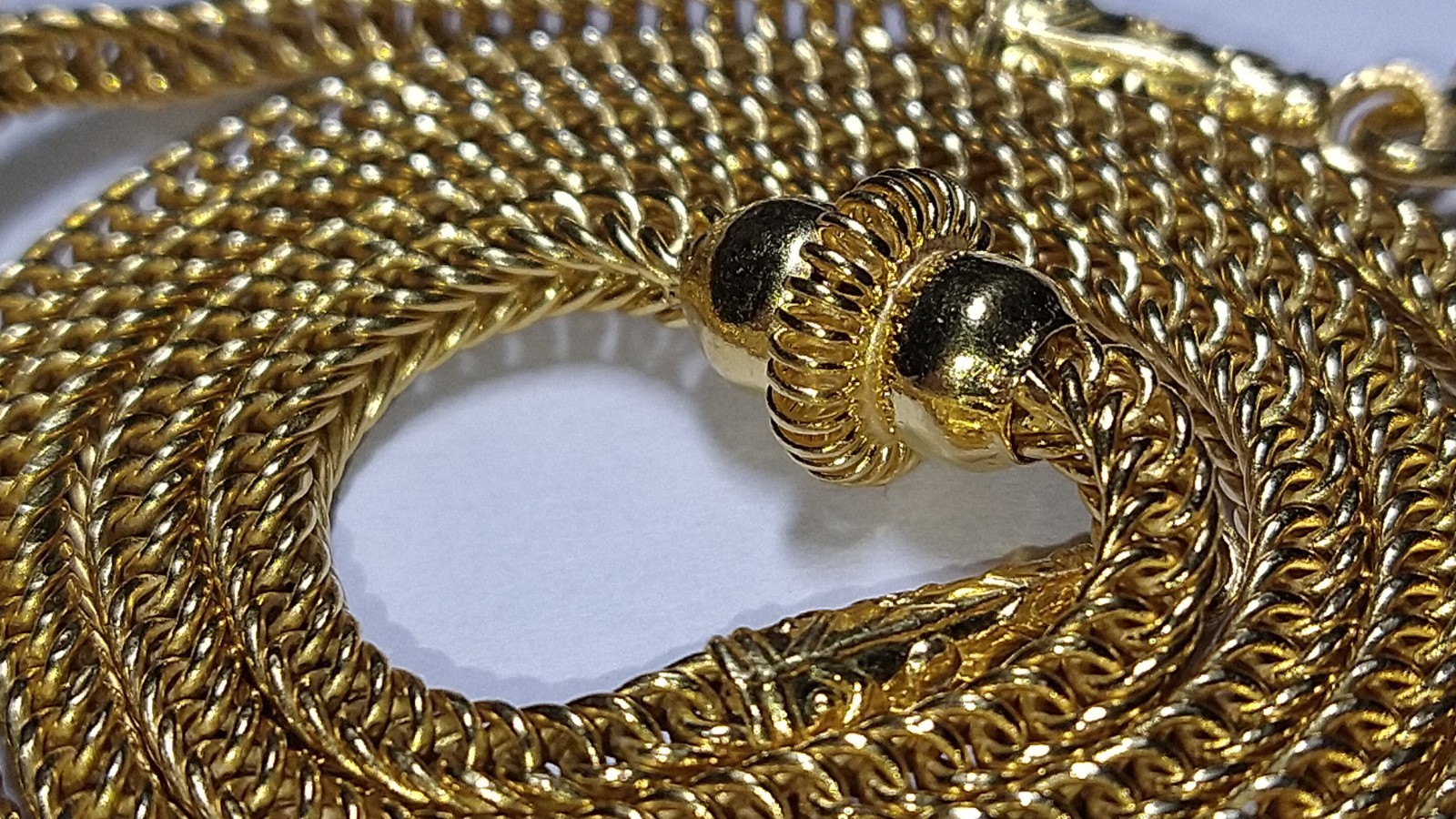 23k gold franco chain necklace 15.22 grams – 20.75″