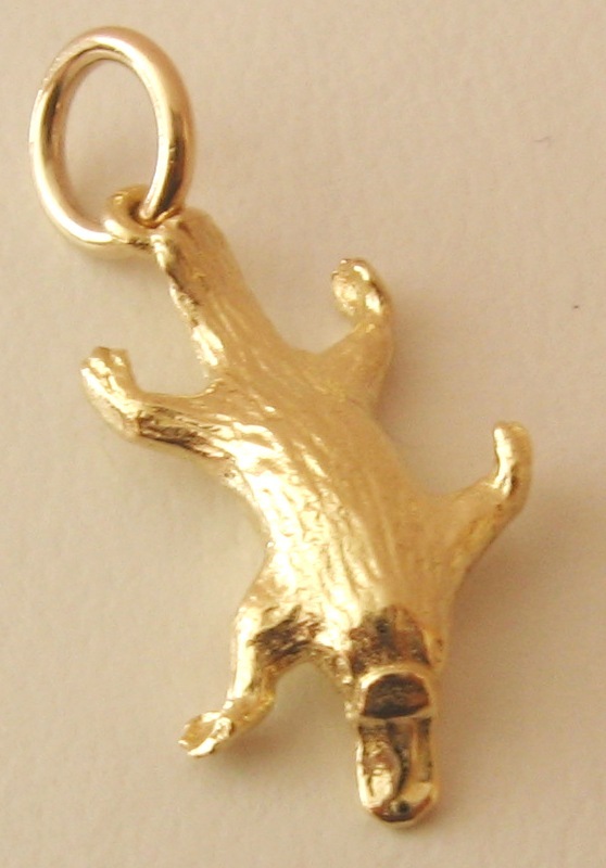 GENUINE SOLID 9K 9ct YELLOW GOLD 3D PLATYPUS ANIMAL CHARM/PENDANT