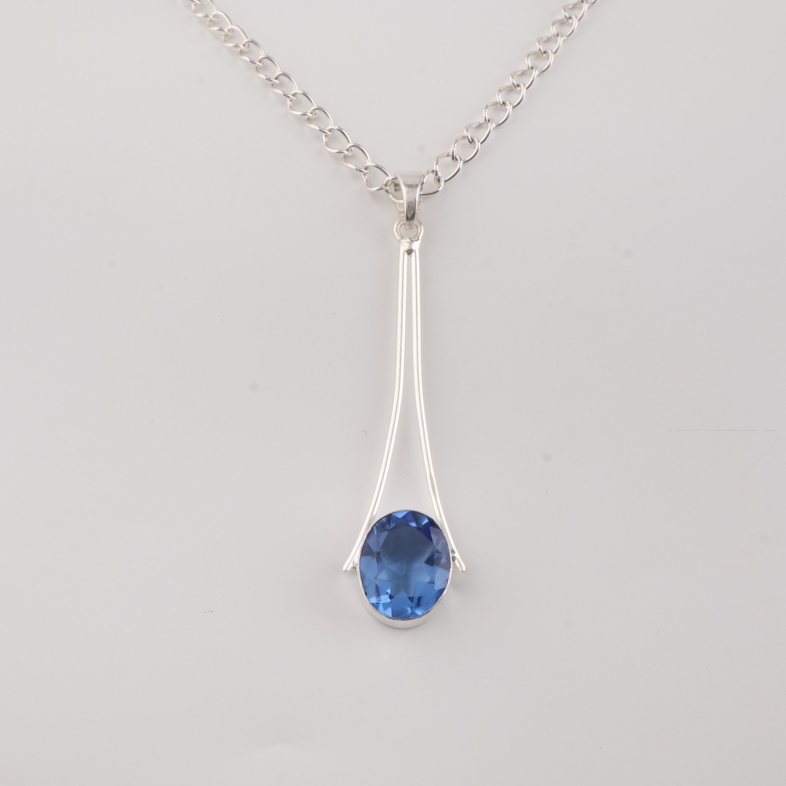 Tanzanite Gemstone 925 Sterling Silver Jewelry Handmade Pendant Birthday Gift
