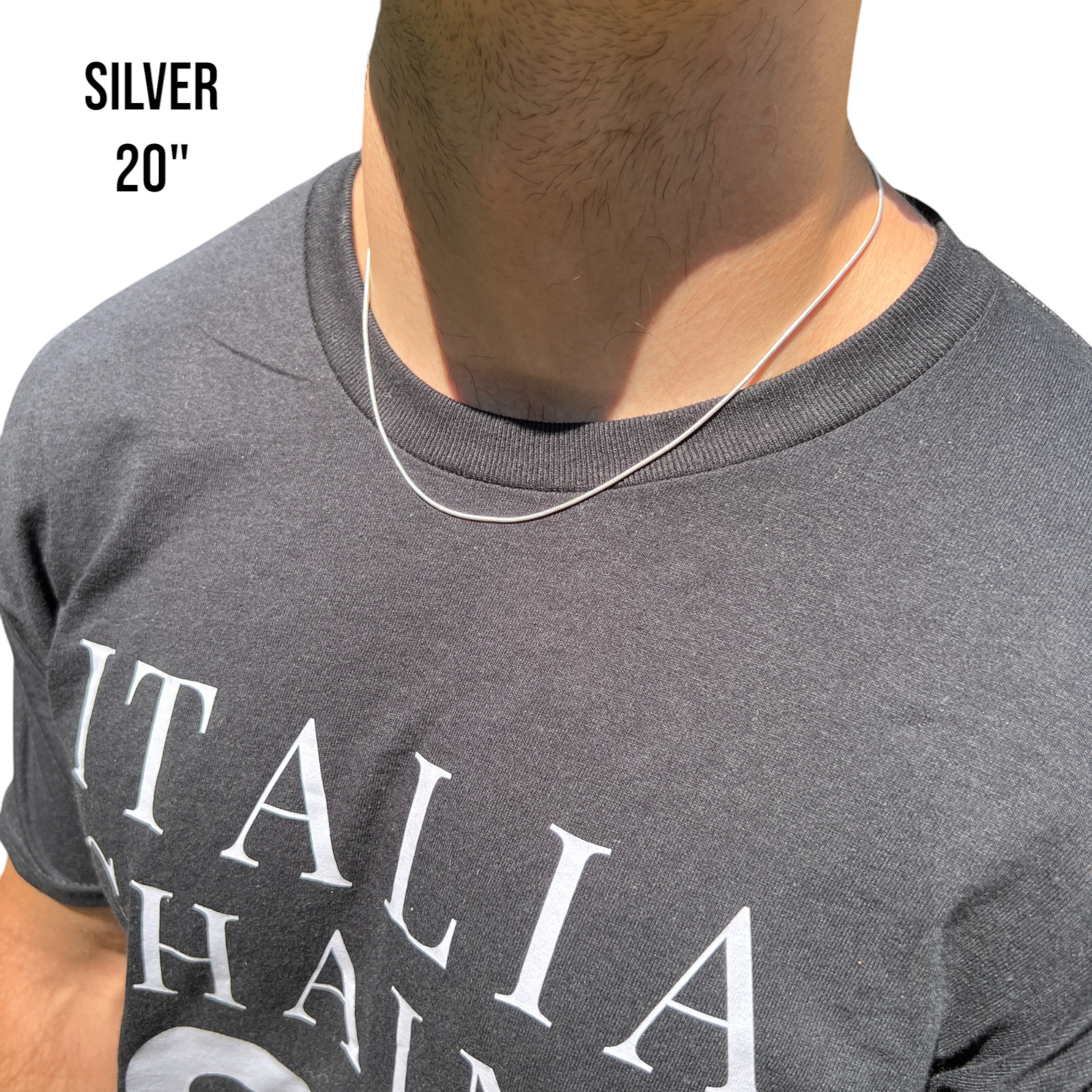 1.5mm Snake Chain Necklace – Real Solid 925 Sterling Silver Or 14k Gold Vermeil