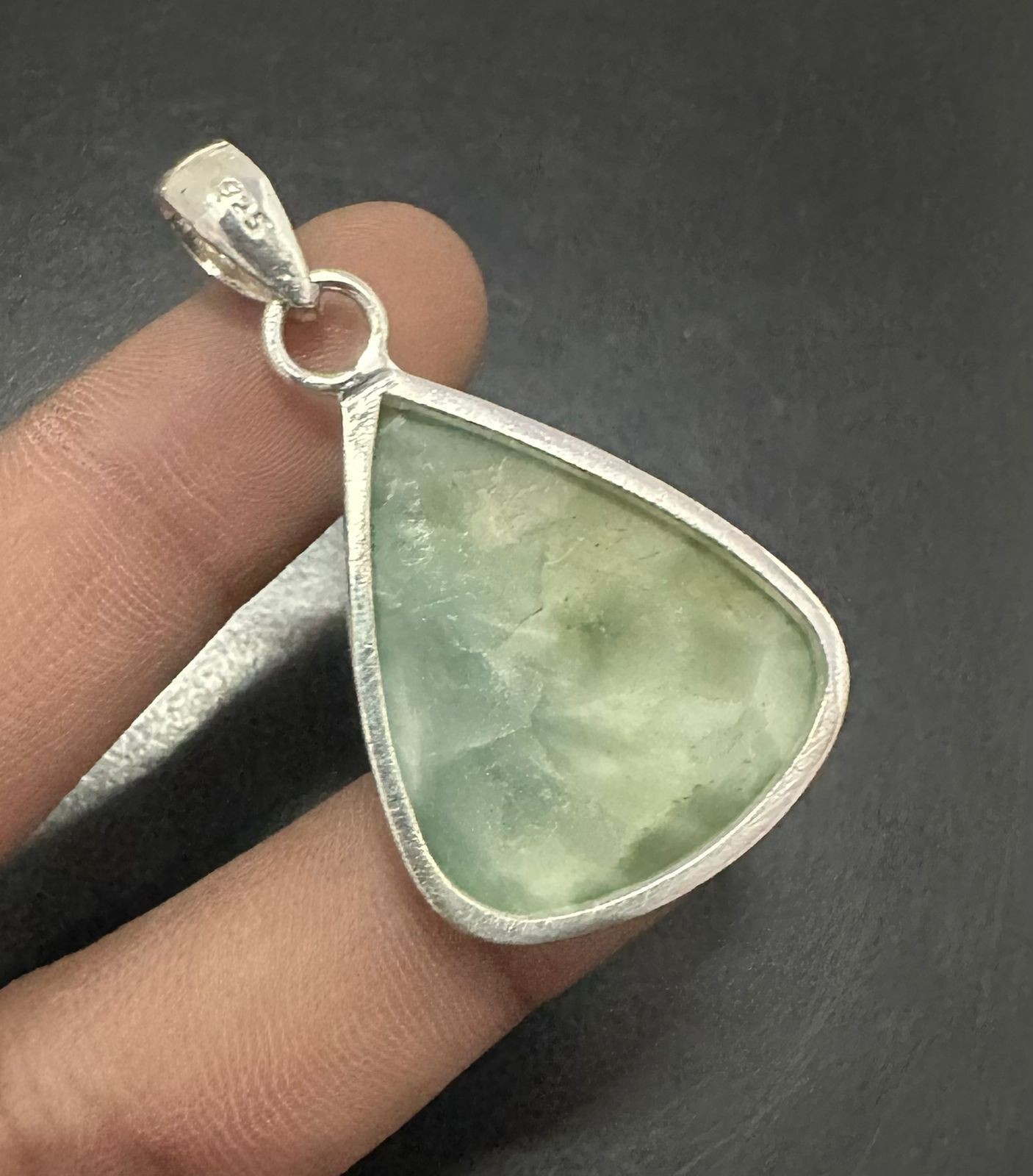 Larimar Gemstone 925 Sterling Silver Handmade Pendant Jewelry Gift For Love