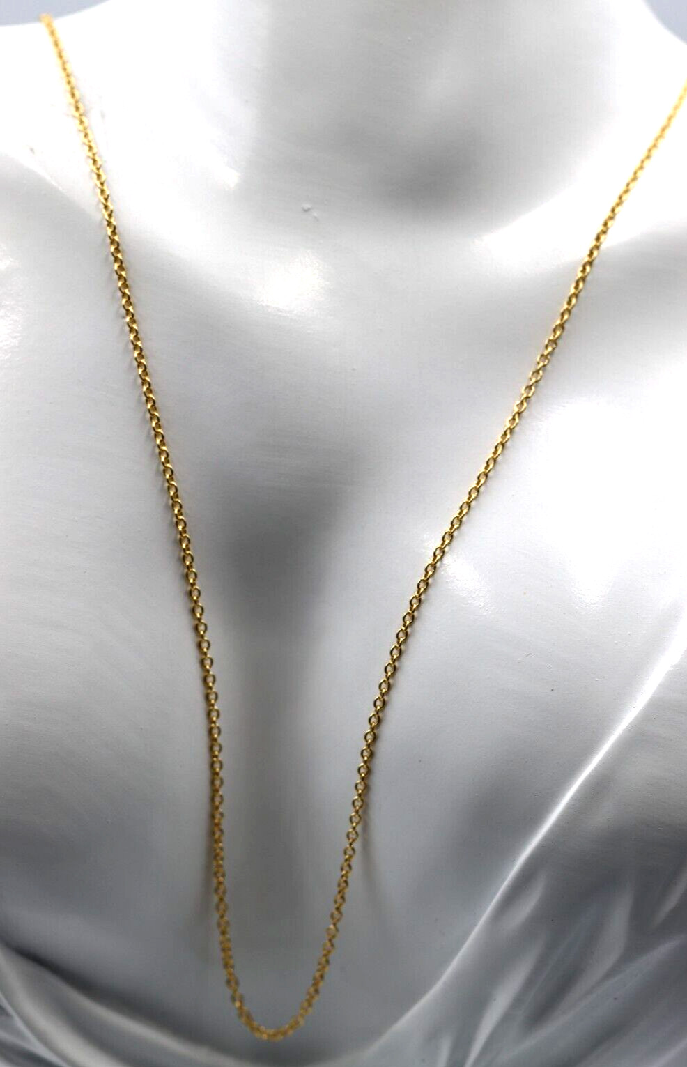 Genuine 9ct Yellow Gold Belcher Chain Necklace 70cm 3.82grams