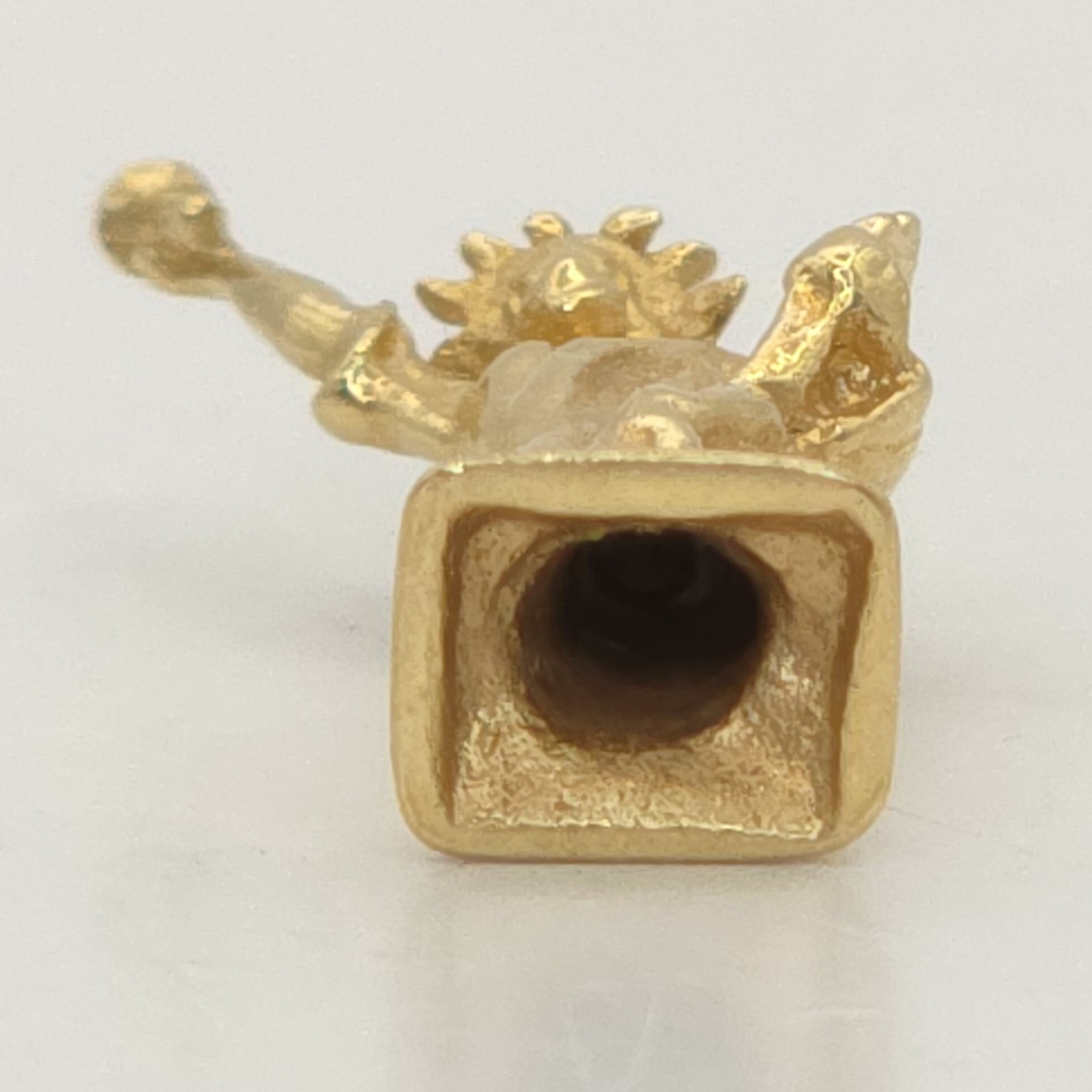 3d 14k Yellow Gold Statue Of Liberty Lady Pendant New York 1″ Charm 2 grams Vtg
