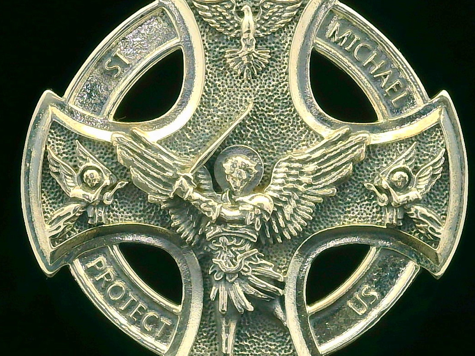 925 Sterling Silver Saint Michael Necklace