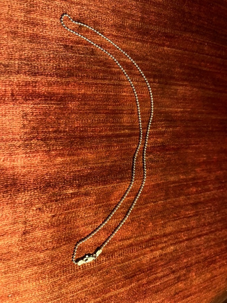 Stunning 14k White Gold Ball Chain (18 inches, 4g)