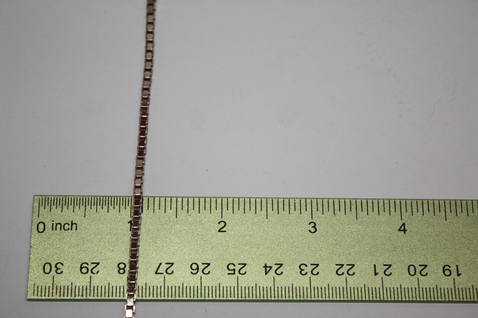 Designer Sterling Silver 3mm Box Link Chain Necklace 24″ [065GRA]